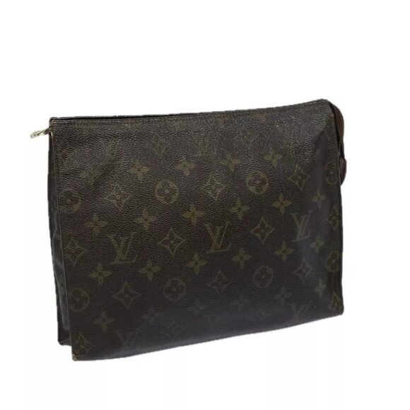 LOUIS VUITTON Monogram Poche Toilette 26 Pouch M47542 LV Auth 64936 - Picture 1 of 11